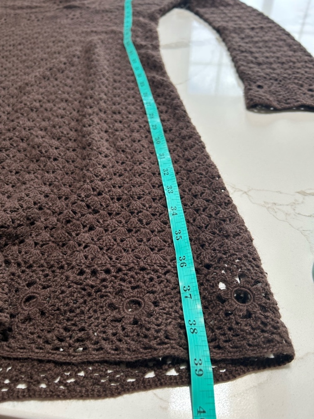Michael Kors Crocheted Long Sleeve Dress Cover Up - Picture 10 of 10